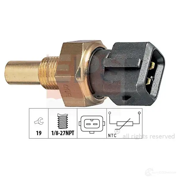 Датчик температуры охлаждающей жидкости EPS FACET 7.3165 3295625 KW 530 165 1830165