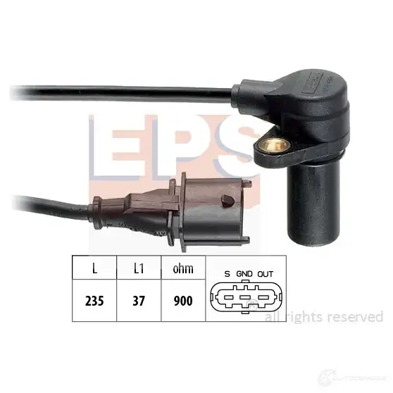 Датчик положения коленвала EPS FACET 9.0326 1953326 KW 453 326 3297991