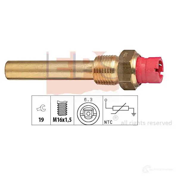 Датчик температуры масла EPS 3295271 1830006 KW 530 006 FACET 7.3006