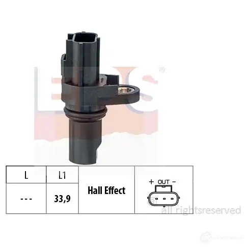 Датчик пройденного пути EPS 3298284 1953745 FACET 9.0745 KW 453 745