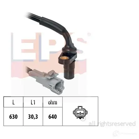Датчик пройденного пути EPS 1953488 KW 453 488 1194424480 FACET 9.0488