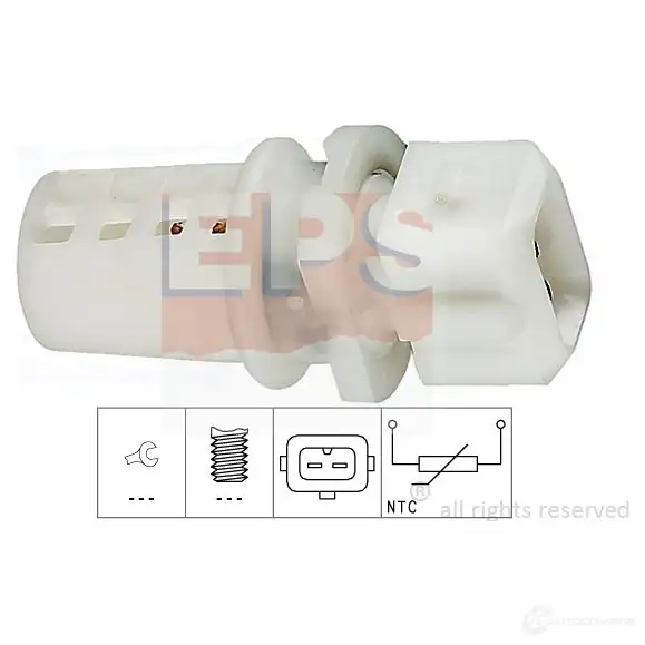 Датчик положения дроссельной заслонки, потенциометр EPS 1995007 KW 495 007 FACET 10.5007 3299123