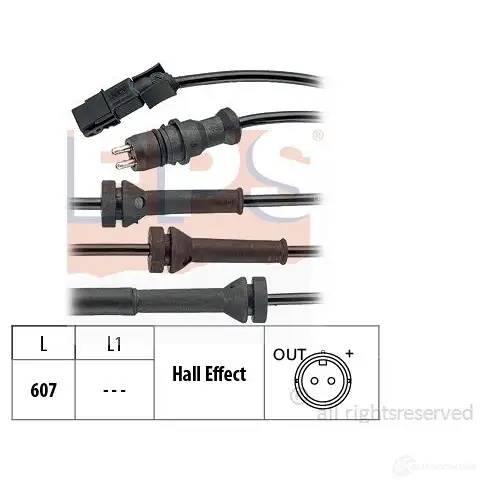 Датчик АБС EPS FACET 21.0069 1960069 KW 460 069 3298457