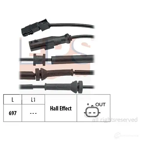 Датчик АБС EPS KW 460 147 3298468 FACET 21.0147 1960147
