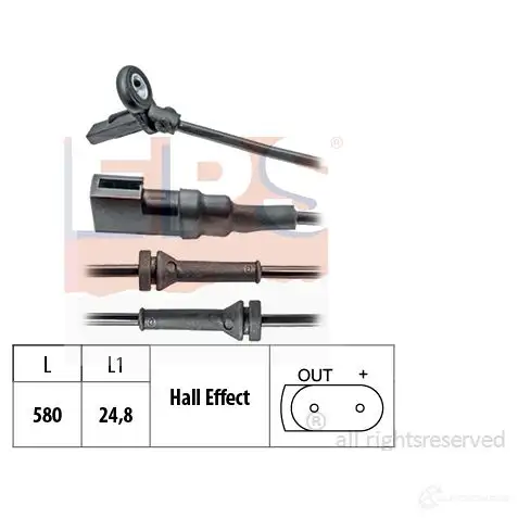 Датчик АБС EPS KW 460 023 1194425176 1960023 FACET 21.0023