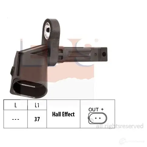 Датчик АБС EPS 1194425164 1960014 FACET 21.0014 KW 460 014