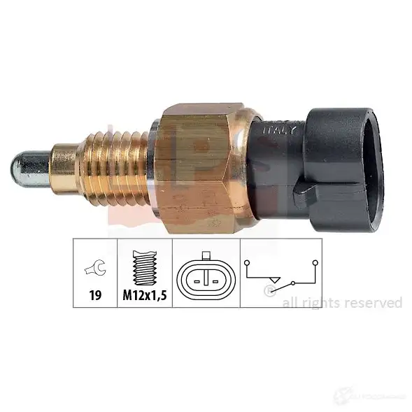 Датчик стоп сигнала, выключатель EPS 3296683 FACET 7.6249 KW 560 249 1860249