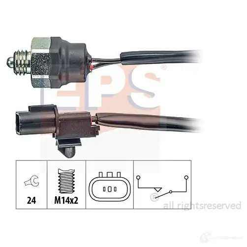 Датчик стоп сигнала, выключатель EPS 3296729 KW 560 342 FACET 7.6342 1860342