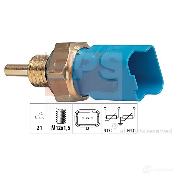 Датчик стоп сигнала, выключатель EPS 3296641 1860169 FACET 7.6169 KW 560 169