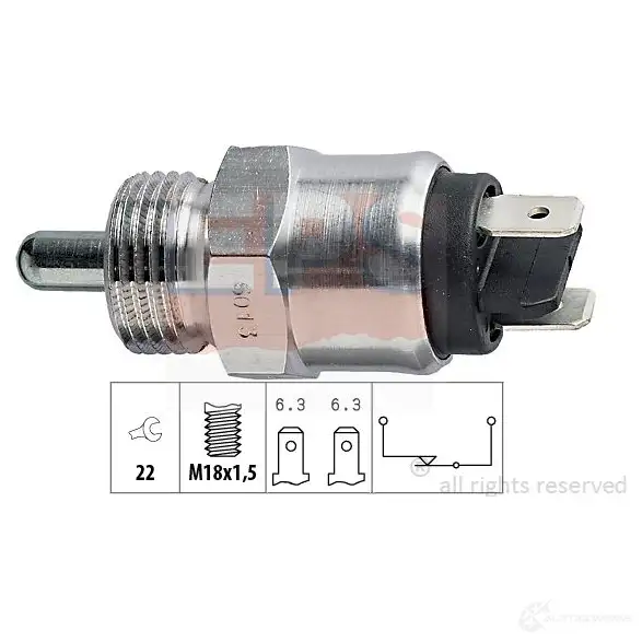 Датчик стоп сигнала, выключатель EPS 3296560 KW 560 013 1860013 FACET 7.6013