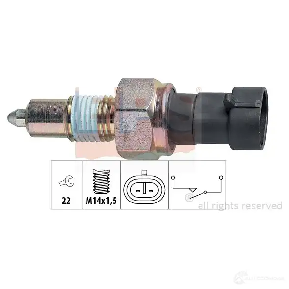 Датчик стоп сигнала, выключатель EPS 1860067 FACET 7.6067 KW 560 067 3296583
