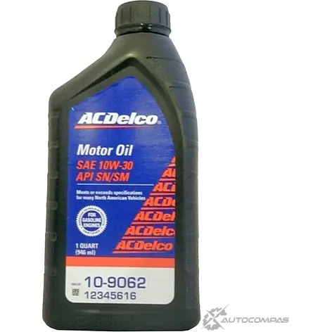 Моторное масло полусинтетическое Motor Oil 10W-30, 1 л AC DELCO 1436949452 WTYU I 109062 изображение 0