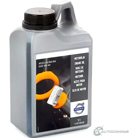 Моторное масло синтетическое ENGINE OIL 5W-40 A3/B3/B4, 1 л VOLVO 43746397 1161630 65 NP5 изображение 0