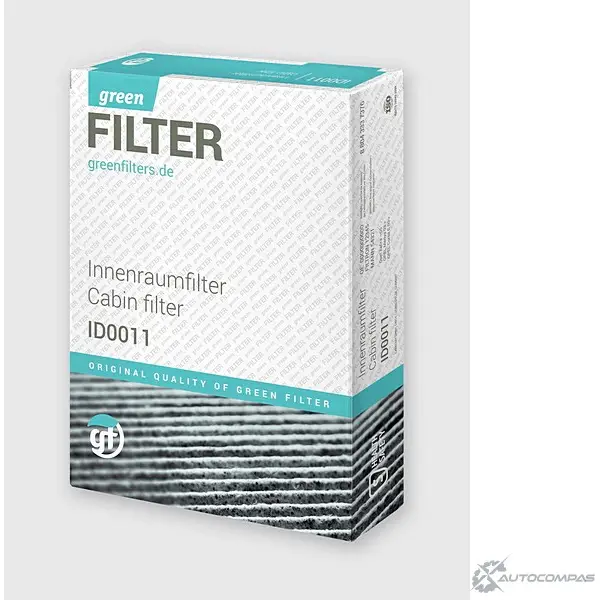 Фильтр салона [Угольный] GREENFILTERS AAW1 Q 1436952566 IF0149K изображение 1