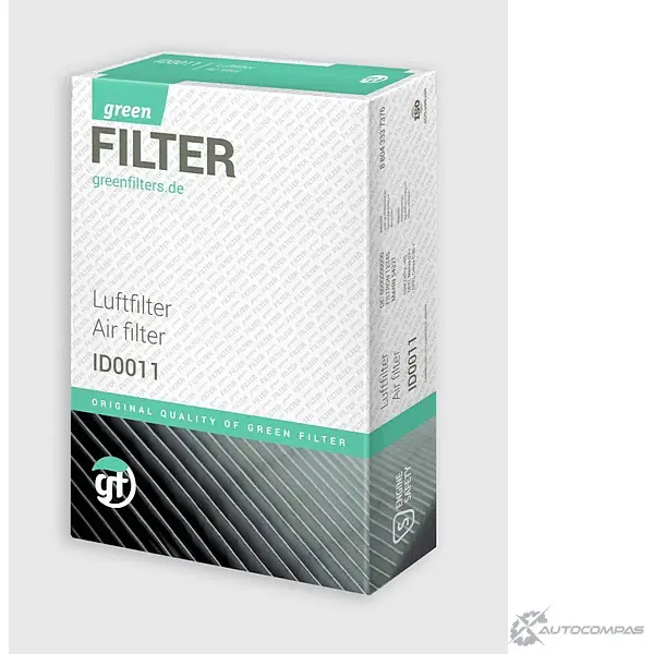 Воздушный фильтр GREENFILTERS B4C KA LF0400 C3ISB7Y 1436952729 изображение 1