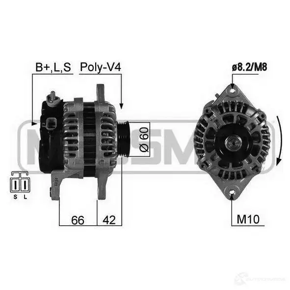 Генератор ERA 1438235788 1 V4I1M 210380R изображение 0