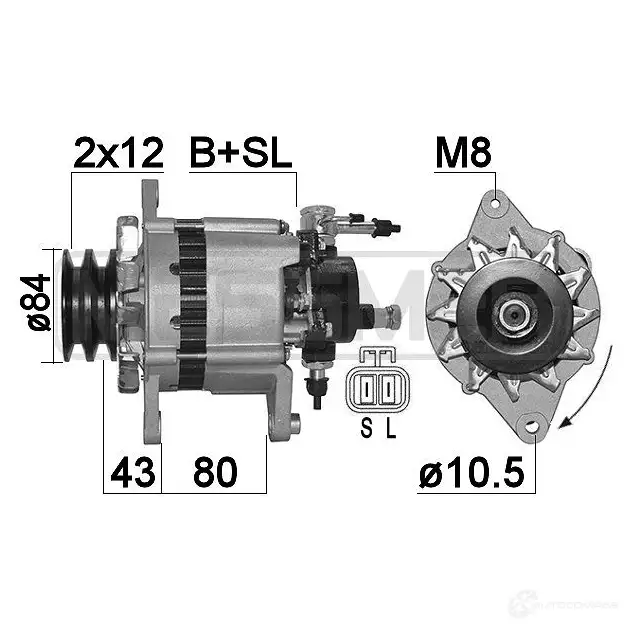 Генератор ERA 1438235797 N RTQO 210104A