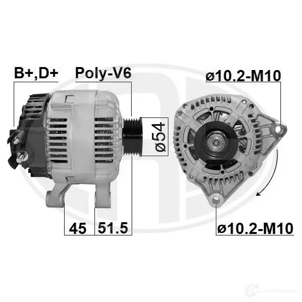 Генератор ERA 1438235805 37 S6R 210016A изображение 0