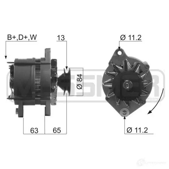 Генератор ERA 34 ZTT 210299A 1437426677
