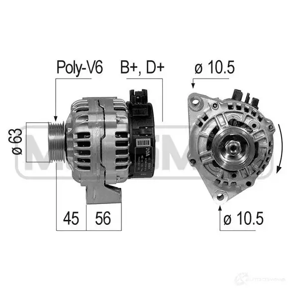 Генератор ERA 210216A 1438235850 4Z MT1 изображение 0