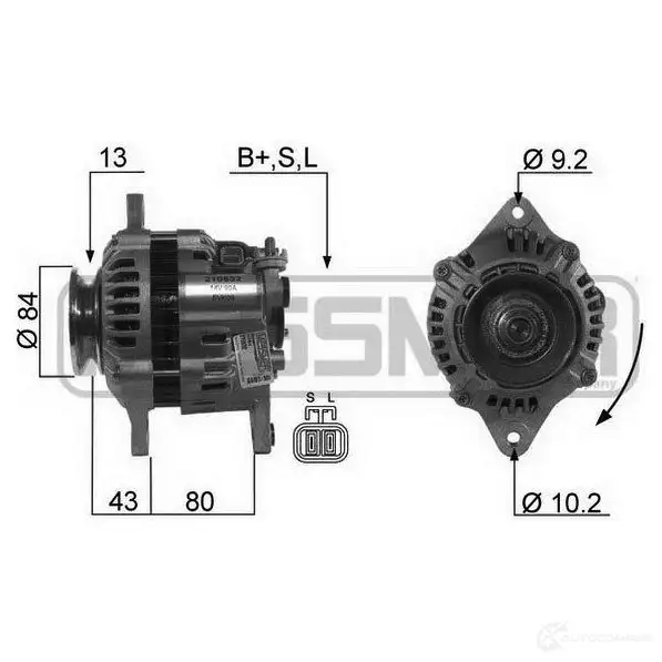 Генератор ERA 210532A 1438235901 1LN K3NV изображение 0