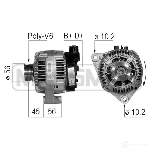 Генератор ERA 1438235944 210184A PPA7Z8 2