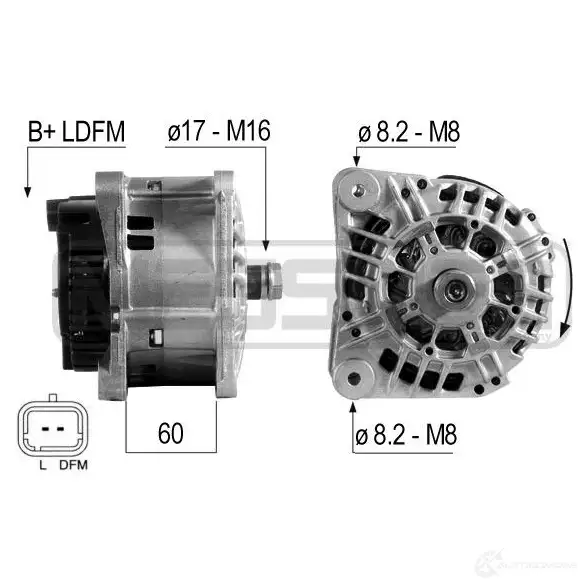 Генератор ERA 1438235951 F PVR2N 210701A изображение 0