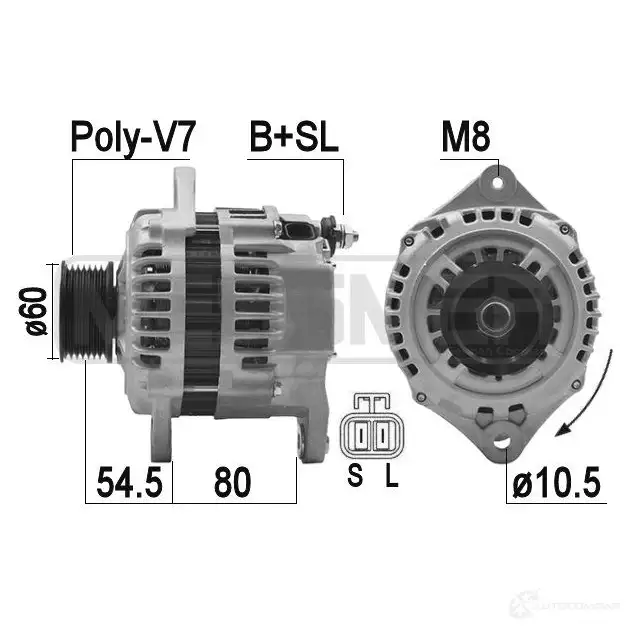 Генератор ERA YCR BP 1437426938 209473A изображение 0