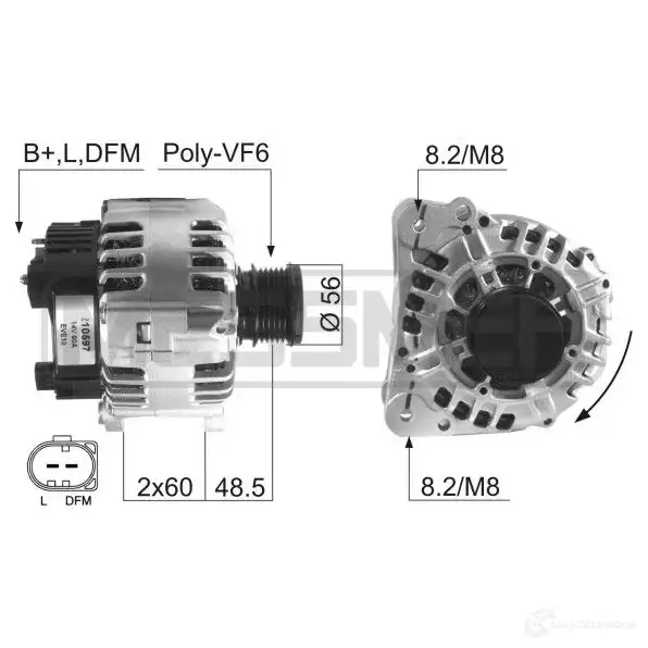 Генератор ERA 210597A 7LD PWZ 1438236019 изображение 0