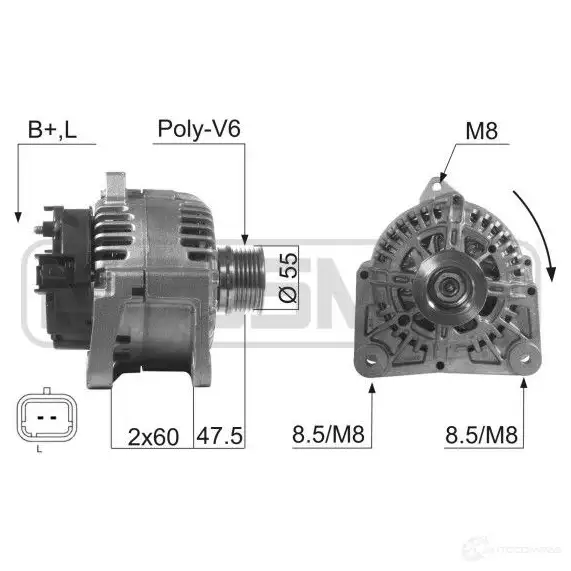 Генератор ERA 5U 86YR 210511A 1438236039