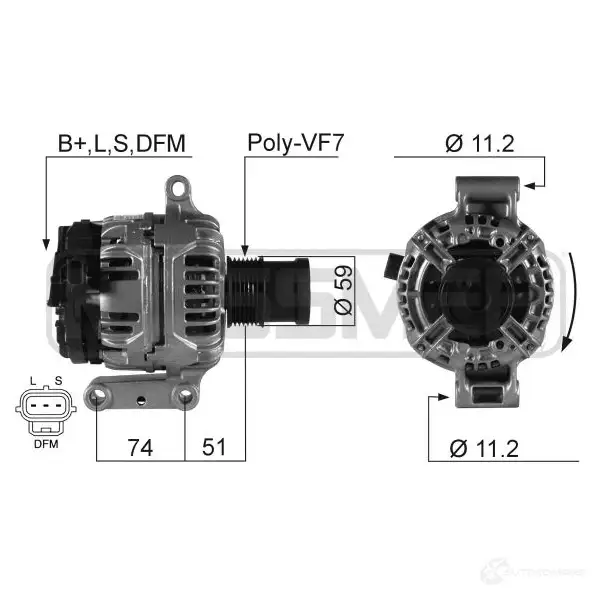 Генератор ERA WETZMG 4 210278A 1438236127