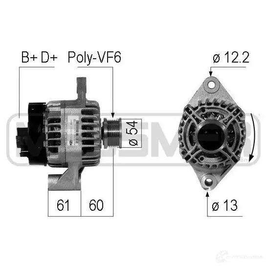 Генератор ERA 1438236130 J9T QV6 210747A