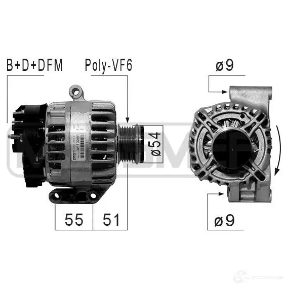 Генератор ERA 1438236131 DYD9 I 210833A