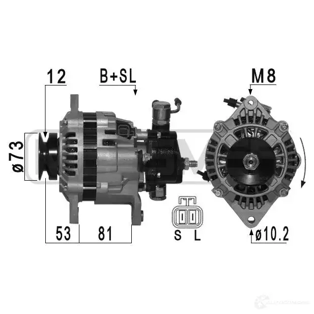 Генератор ERA 210962A 1438236146 MM HPH7 изображение 0