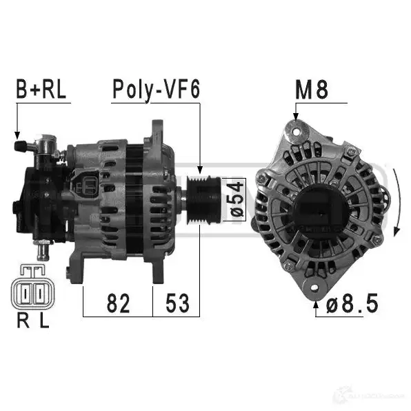 Генератор ERA 1438236195 O R7PK4 210959A изображение 0