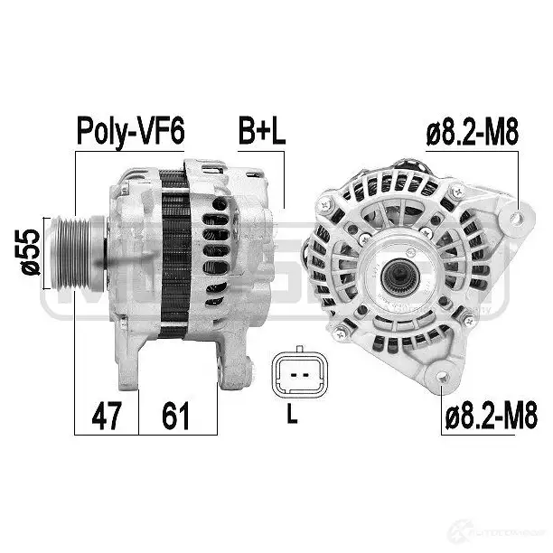 Генератор ERA R8W 9UHN 1438236246 209351A