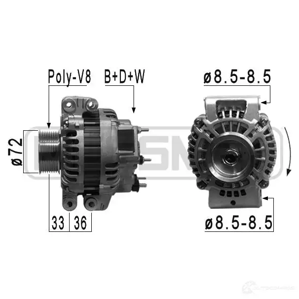 Генератор ERA 1942917 59L DC 210912