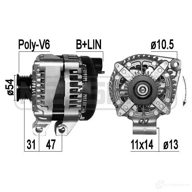 Генератор ERA 1942014 HBTH Z 209430