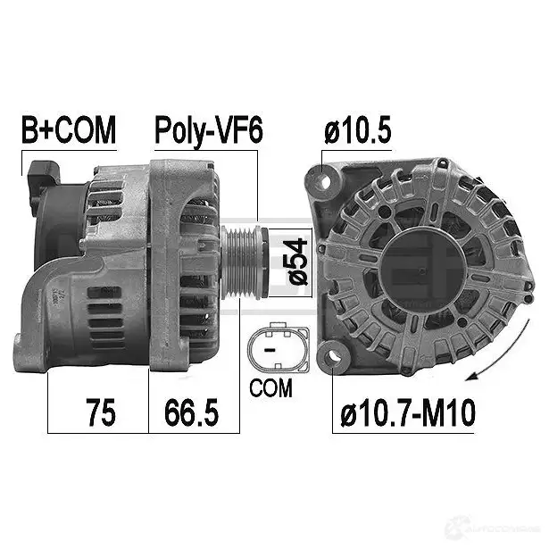 Генератор ERA H 2QY2H 209168 1220517010 изображение 0