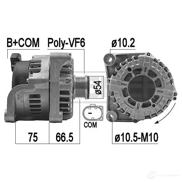 Генератор ERA ZJJ3W OP 209266 1220517624