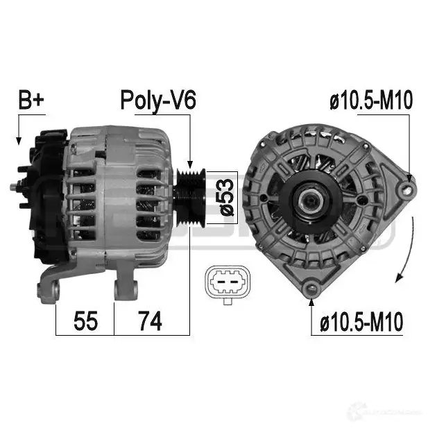 Генератор ERA 7EV K8 1438236312 209146A