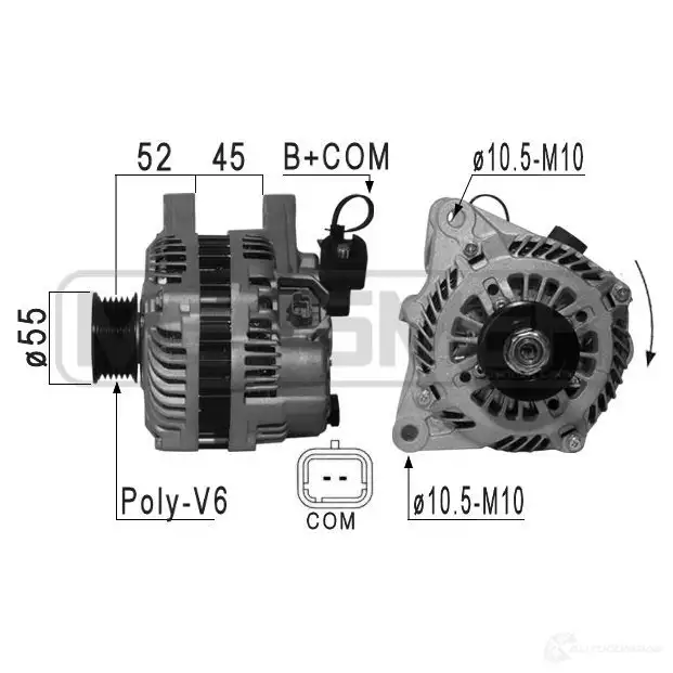 Генератор ERA 1942871 210864 Z3U4WF 9 изображение 0