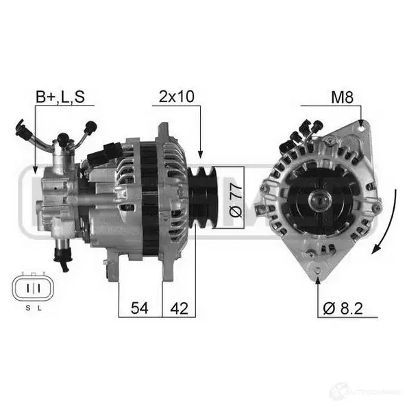 Генератор ERA 1437427042 N MHM4MP 210332A изображение 0