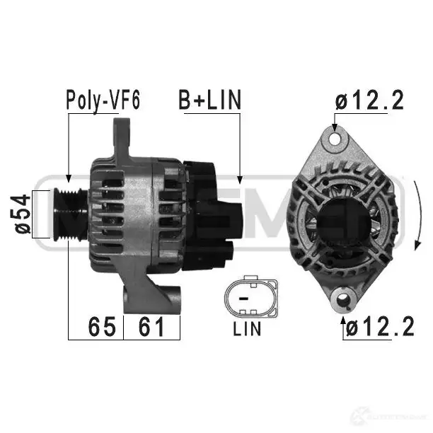 Генератор ERA 1437427096 BBS HAO 210936A изображение 0