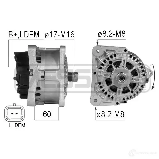 Генератор ERA 7 4CD2 1438236376 210280R