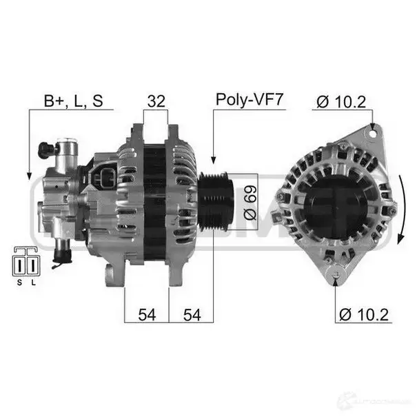 Генератор ERA 210381A 70LM UZE 1437428024