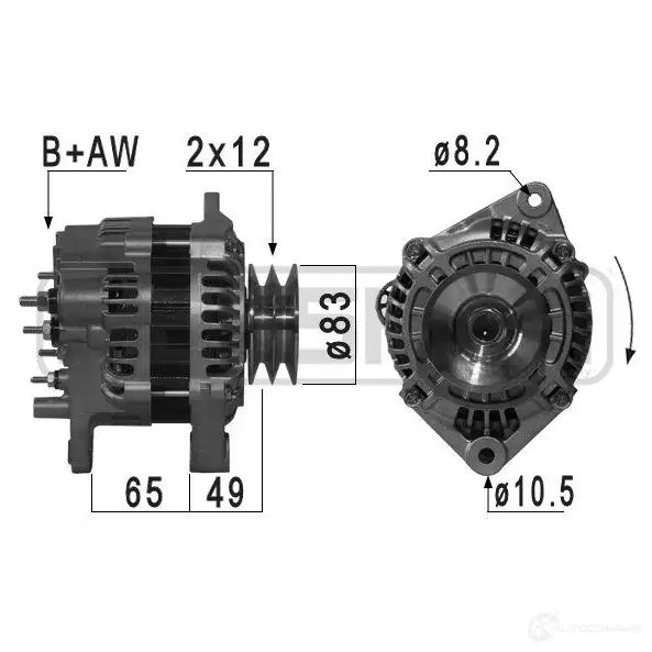 Генератор ERA 1942908 1LL 1W5 210903