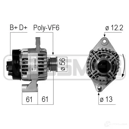 Генератор ERA 210758 02EG G2 1942770 изображение 0