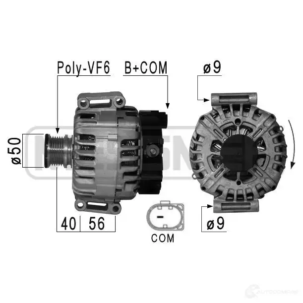 Генератор ERA 210900A XF BO4T 1438236470 изображение 0