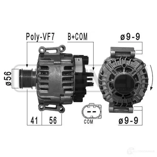 Генератор ERA 210965 1942969 MT9 DN изображение 0